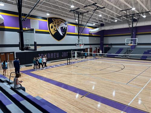 gymnasium from the distance